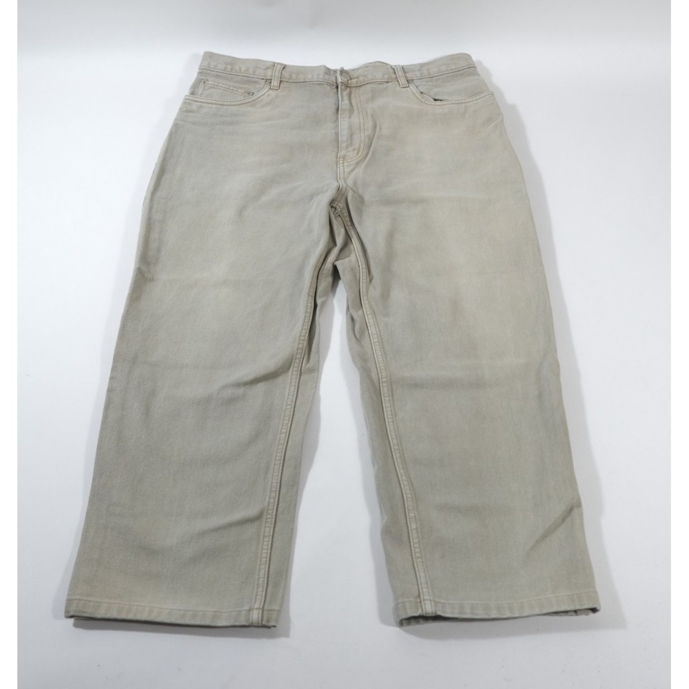 Vintage Y2K Javolis Mens Beige Jeans Size 36x27